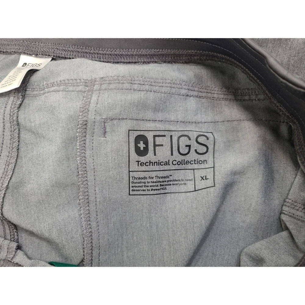 Figs Scrub Pants Axim Cargo Scrub Graphite Gray Size XL MENS Style T2001